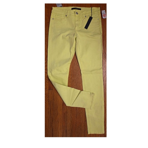 JOE'S JEANS - NEW W/TAGS BRIGHT RICH YELLOW STRETCH SKINNY (SIZE 28 10) - Picture 1 of 4